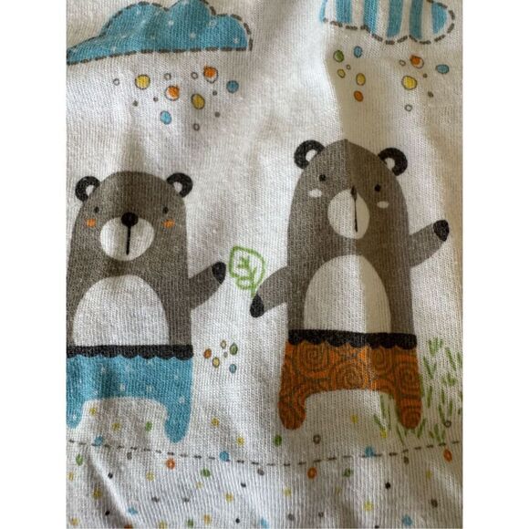 Thai teddy bear open back shirt 3-6 month sunmer breezy short sleeve - Picture 2 of 3